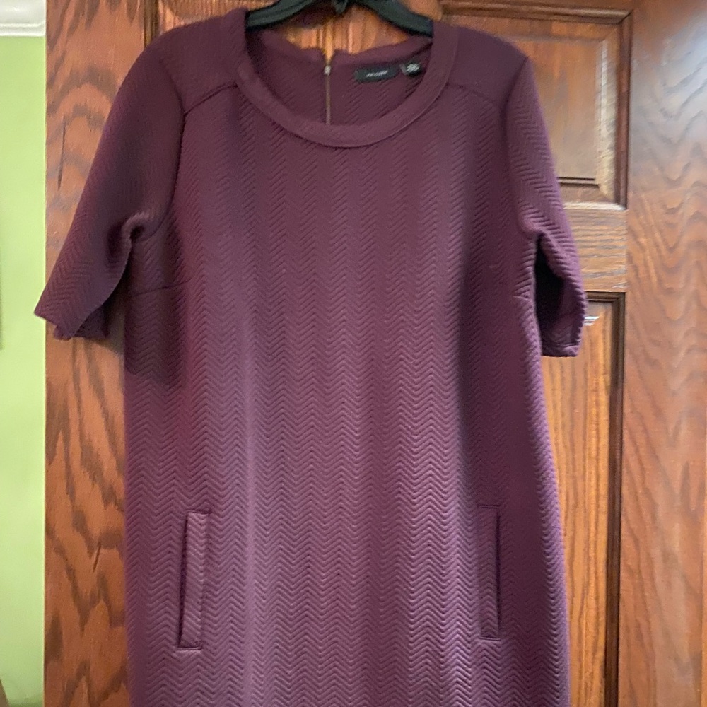 Halogen Maroon Sweater Dress